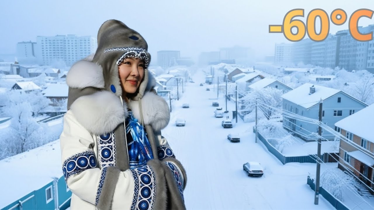 В самом холодном месте на Земле проживает 70 000 человек.