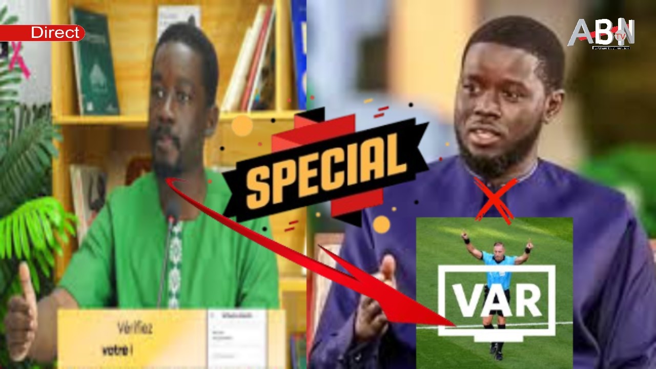 VAR SPÉCIALE DU PRÉSIDENT (DIOMAYE MOKO WAKHONE )