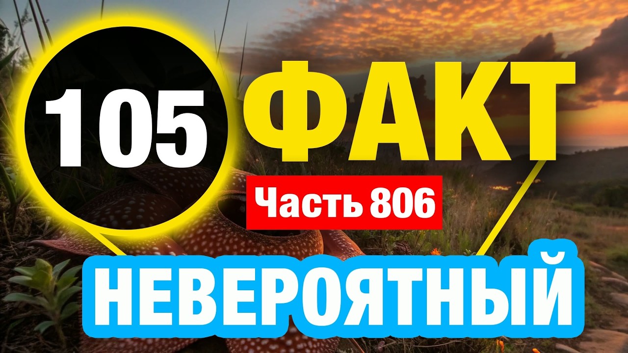 105 Любопытный Факт В Который Сложно Поверить