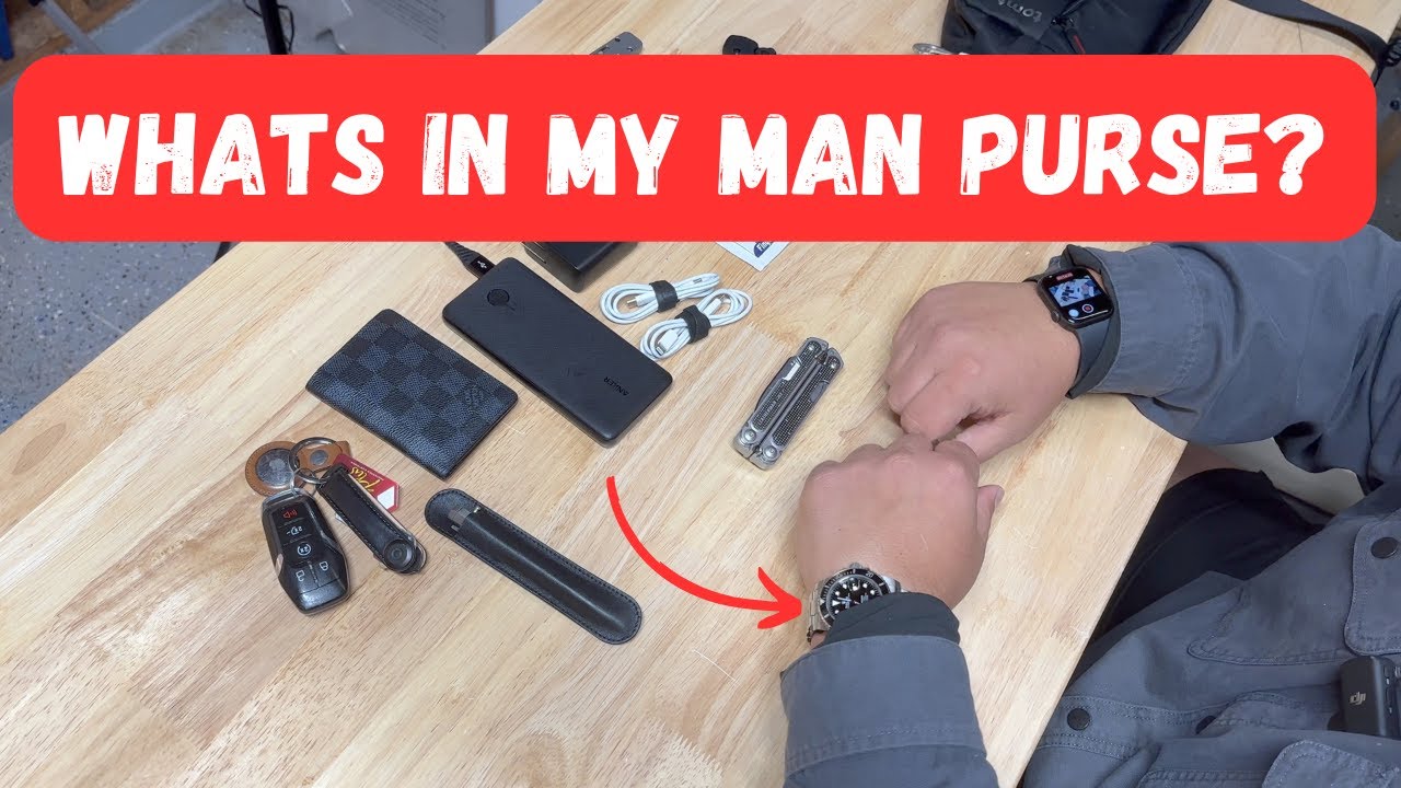 You Won't Believe What's Inside This Man Purse - EDC May 2023 Edition!