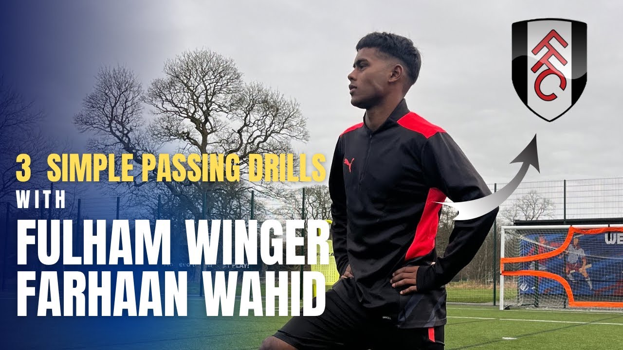 How To Improve PASSING | With Fulham Young Baller Farhaan Wahid | 1-1 Football Training⚽️
