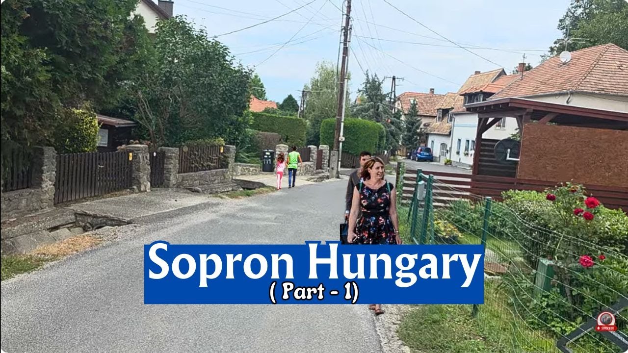 Virtual Walk around Sopron Hungary - Part 1 | Beauty of Sopron 4K