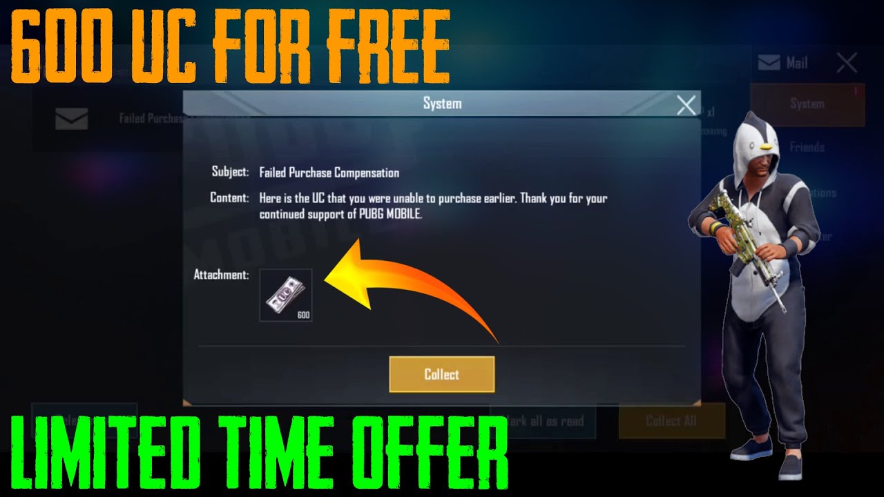 Free 600 UC IN PUBG MOBILE | Pubg Mobile How To Get 600 Uc