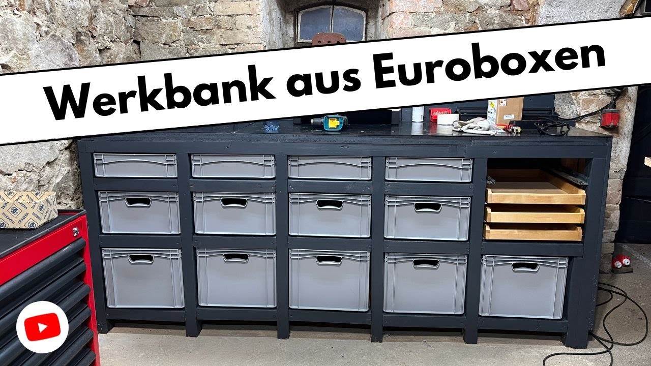 DIY Werkbank aus Euroboxen