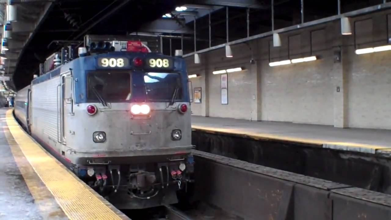 Amtrak & NJ Transit in Newark Penn Station 2010