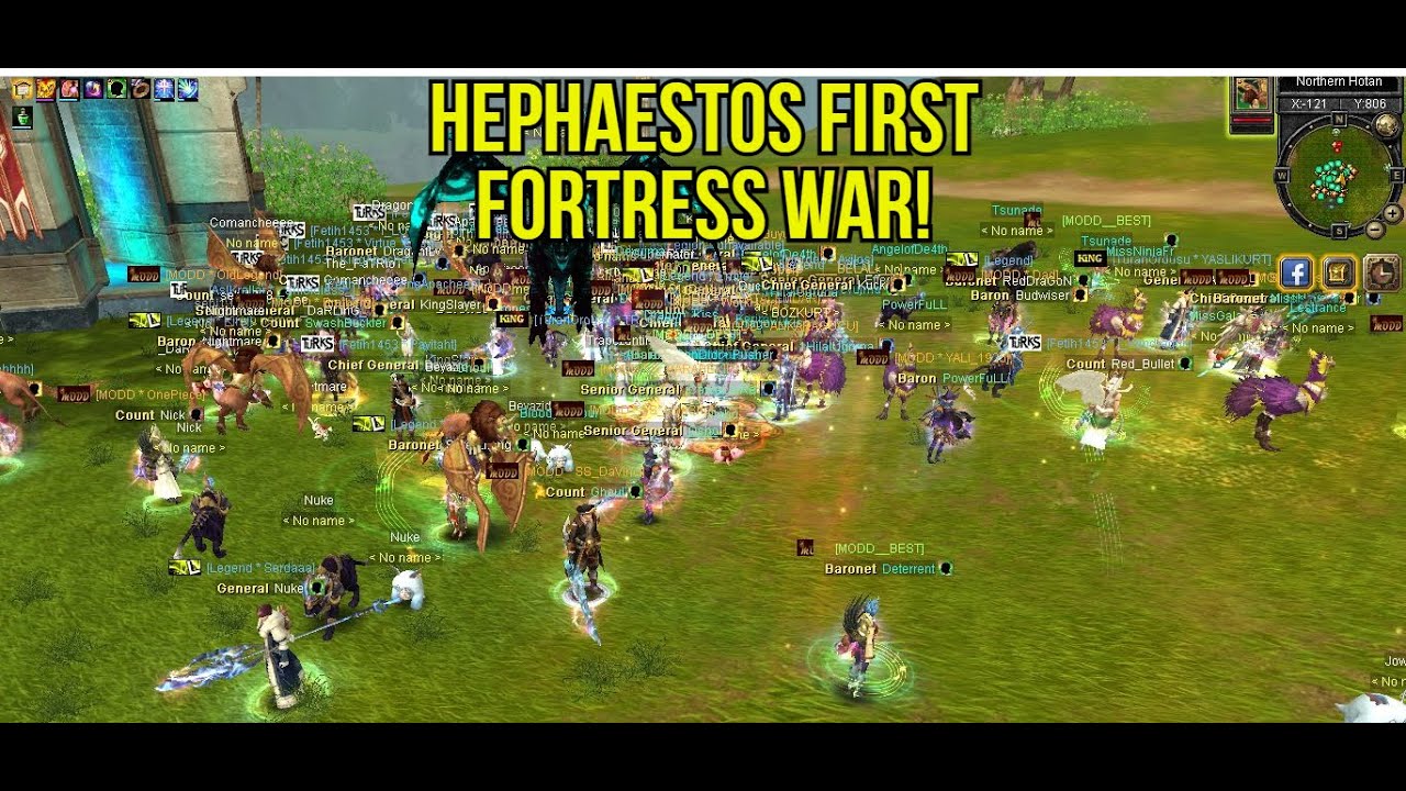 Silkroad Online - Hephaestos First Fortress War!! - Kali+Aeolus - 1/23/2021
