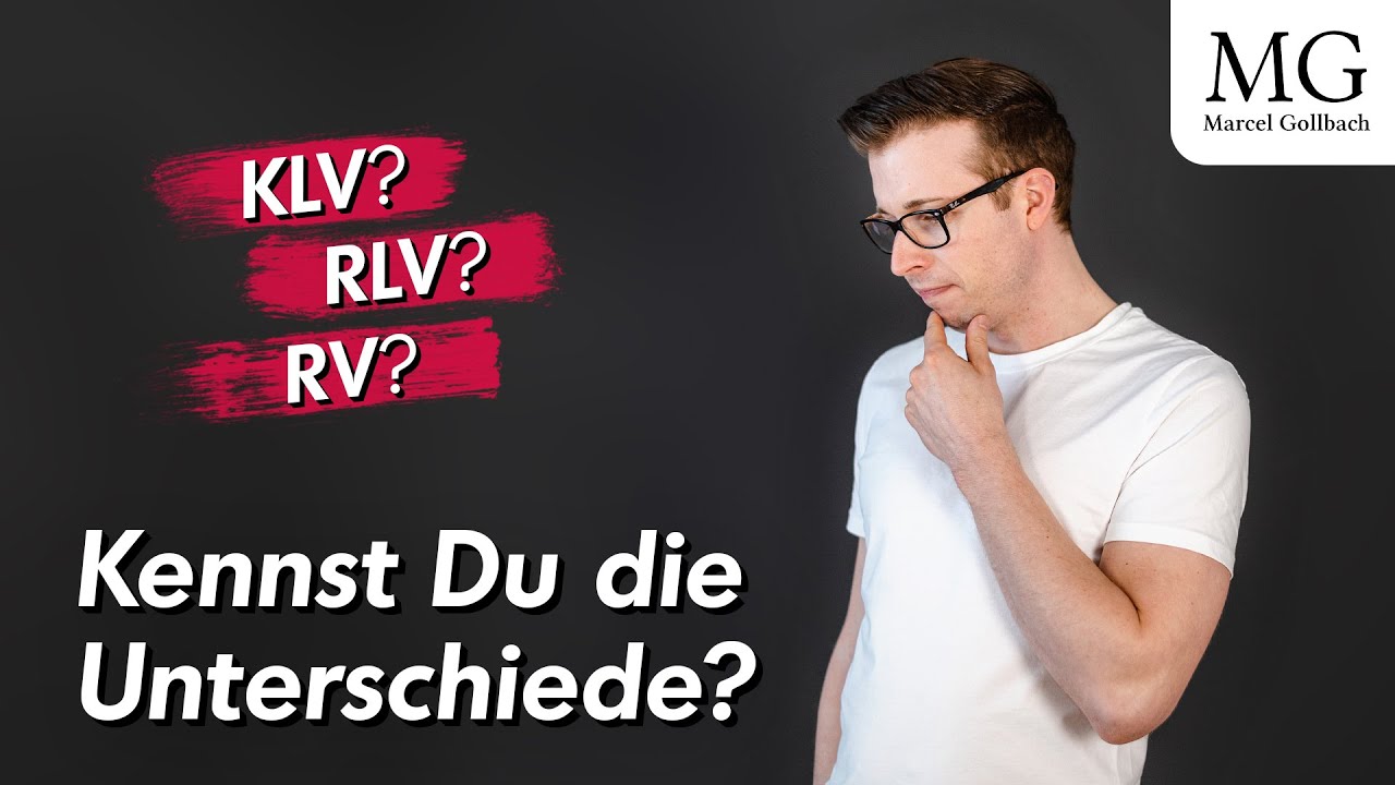 Das MUSS Du wissen | Rentenversicherung, Risikolebensversicherung, (Kapital) Lebensversicherung