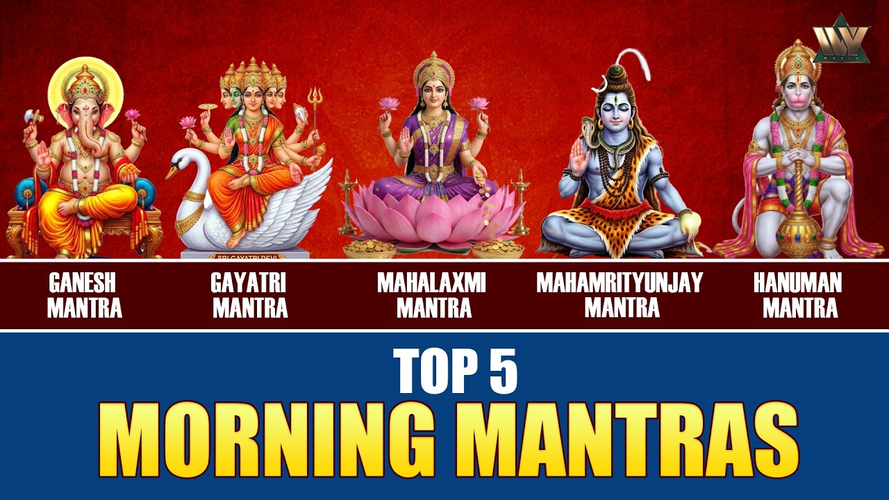 Top 5 Morning Mantras | Start Your Day with Positive Energy, Peace & Success | Daily Morning Mantras