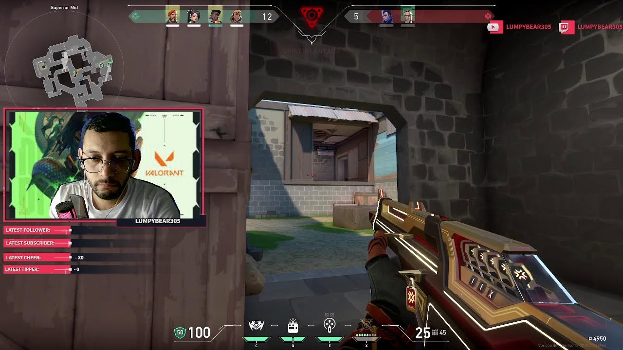 jugando valorant de prueba