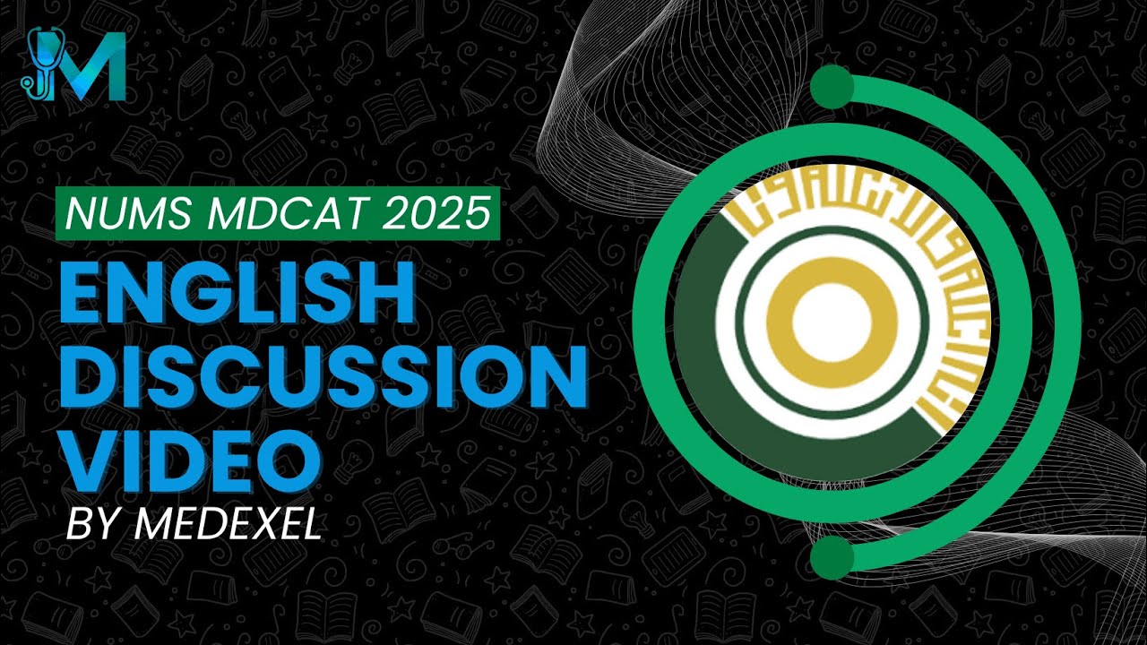 NUMS ENGLISH PORTION BY WALEED ABDULLAH | MEDEXEL NUMS MDCAT 2025