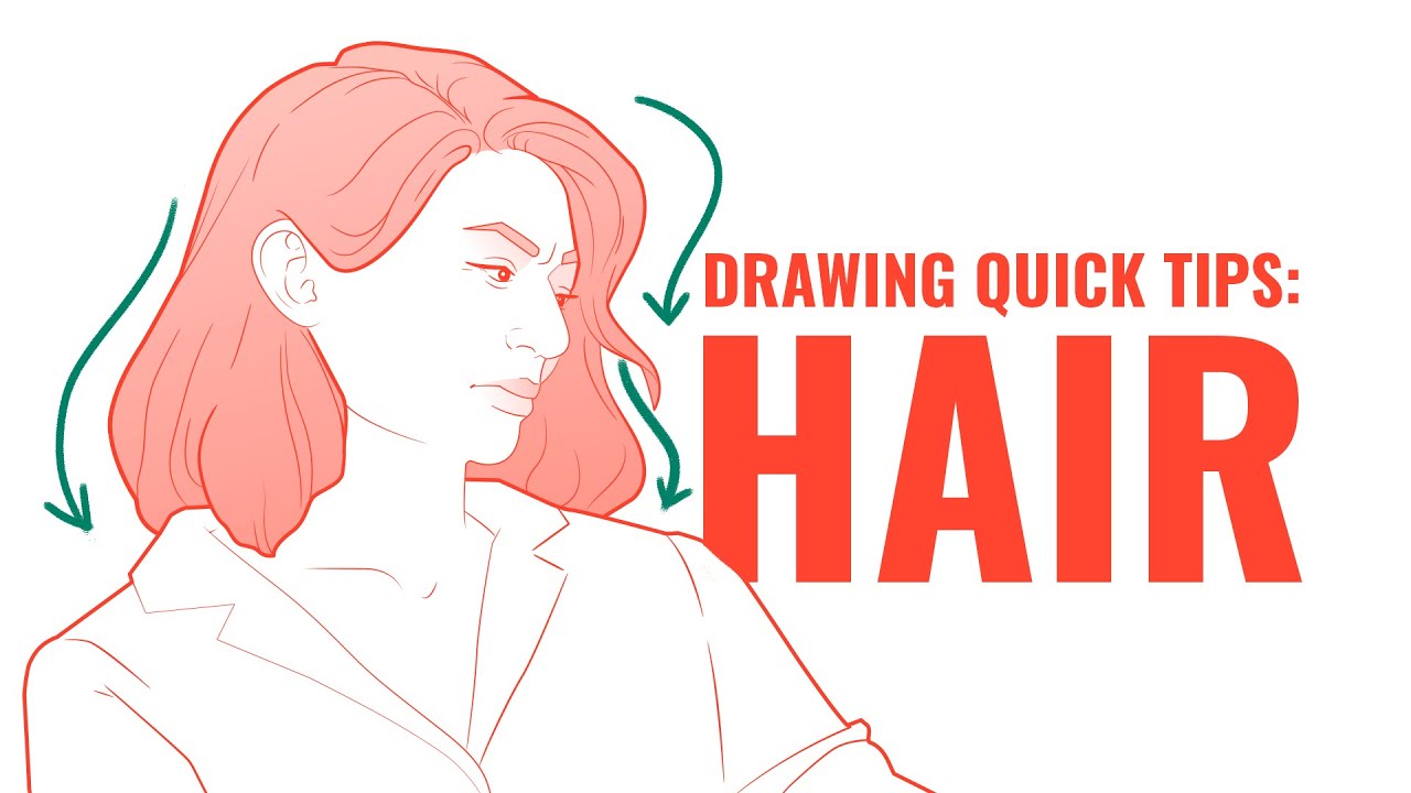 Drawing Tutorial: How to draw hair