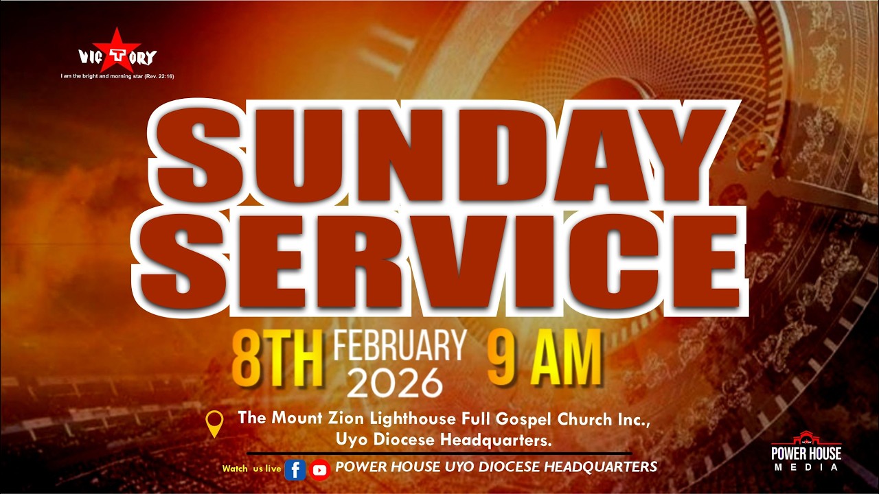 We are Live Sunday Service 8th / February / 2026