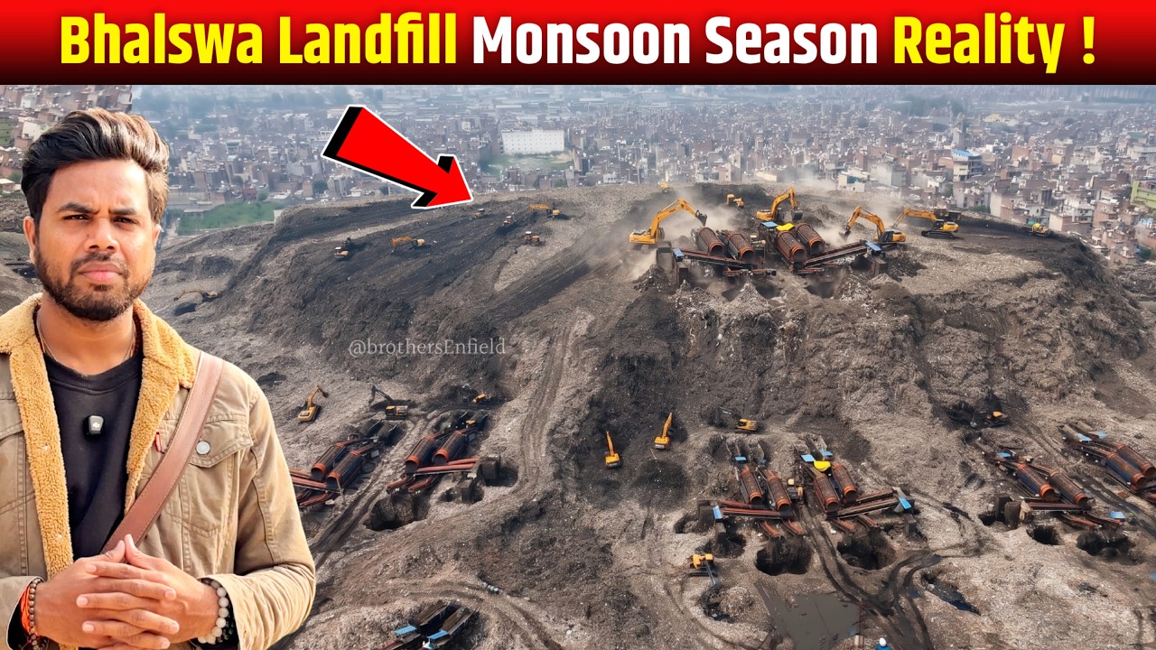Delhi Bhalswa Landfill Monsoon Season Latest Update 2026 | Brothers Enfield