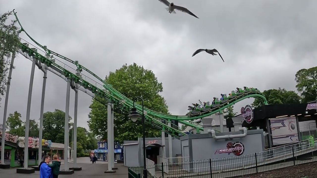 ACCELERATOR ON RIDE POV AND OFF RIDE POV DRAYTON MANOR JUNE 2022