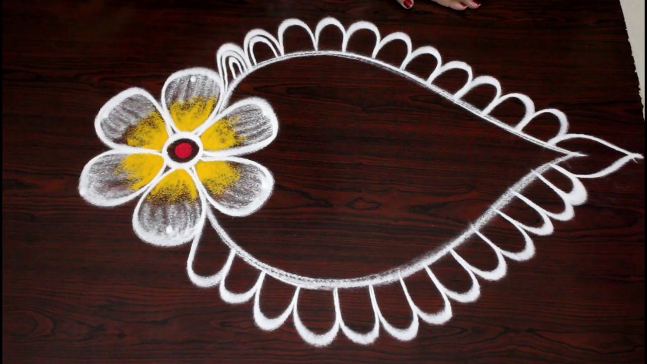 Happy New Year 2020 Rangoli and kolam Designs by easy rangoli Suneetha - New year Muggulu