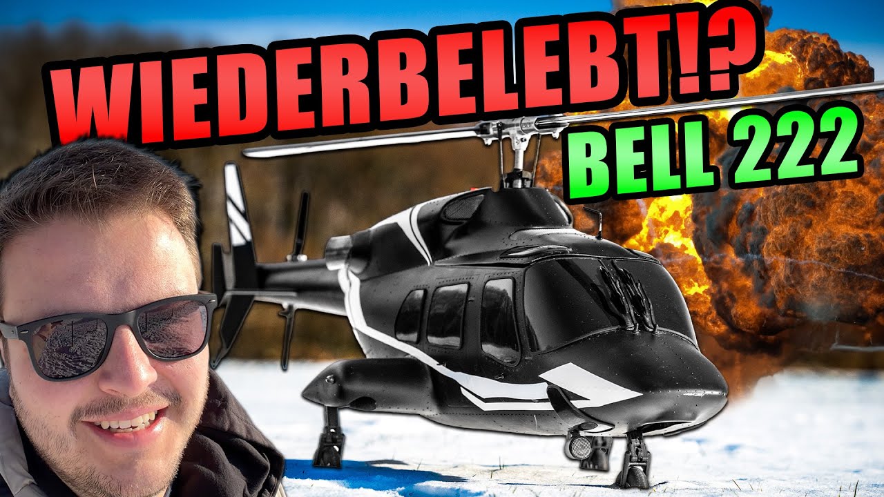 Vom SCHEUNENFUND zum AIRWOLF! - Bell 222 - Fliegt der FRANKENSTEIN Helikopter nach 15 Jahren noch?!