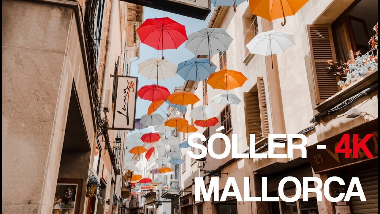 SÓLLER - WALKING TOUR - MALLORCA 4K