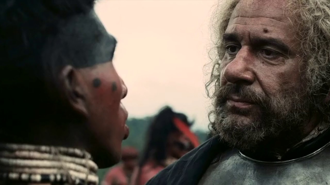 Scene from Even the Rain, initial Colombus colonization effort