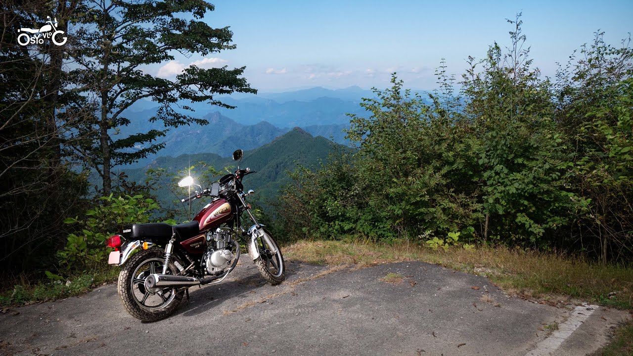 【GN125-3F】ダートと絶景の御荷鉾スーパー林道へ