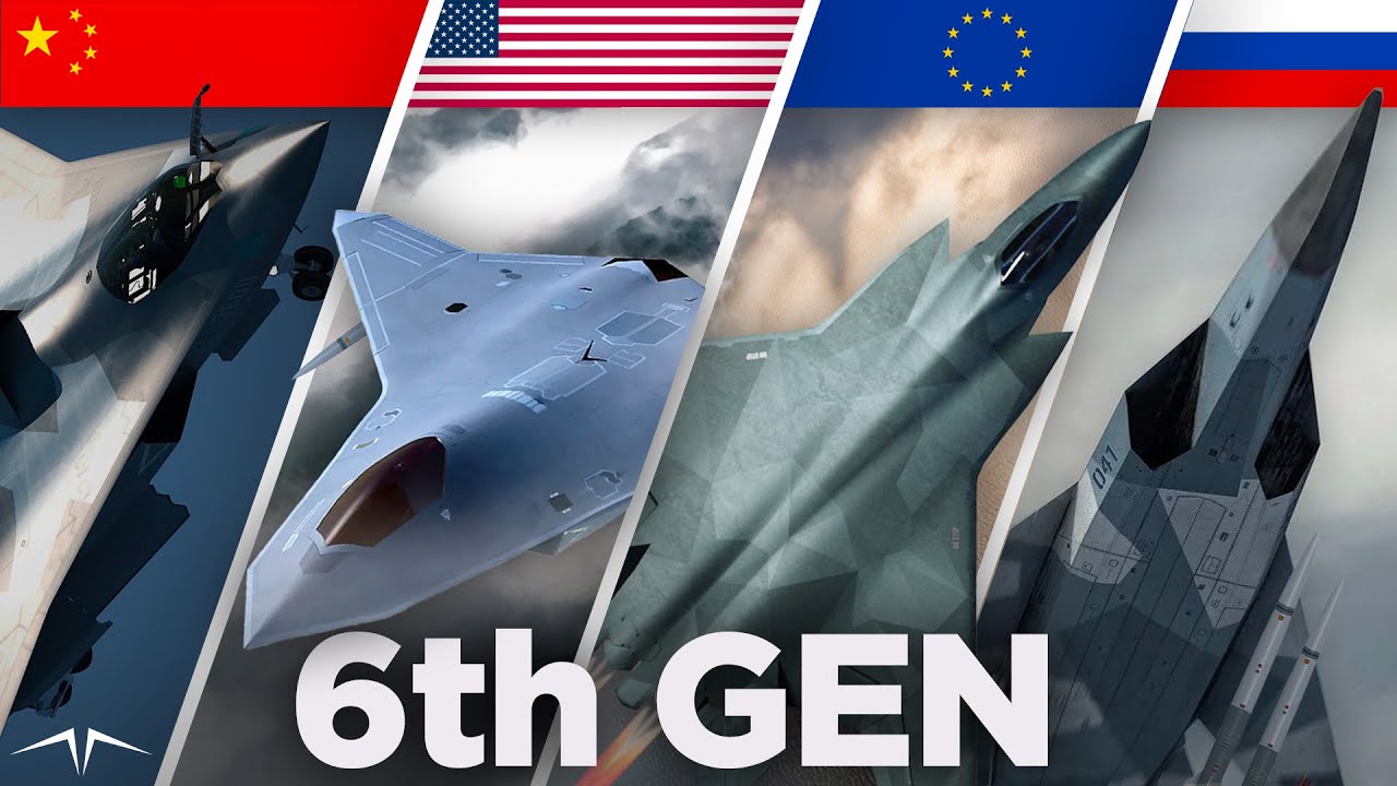 TUTTI I NUOVI FIGHTER JET di 6ª GENERAZIONE di ciascuna Nazione!