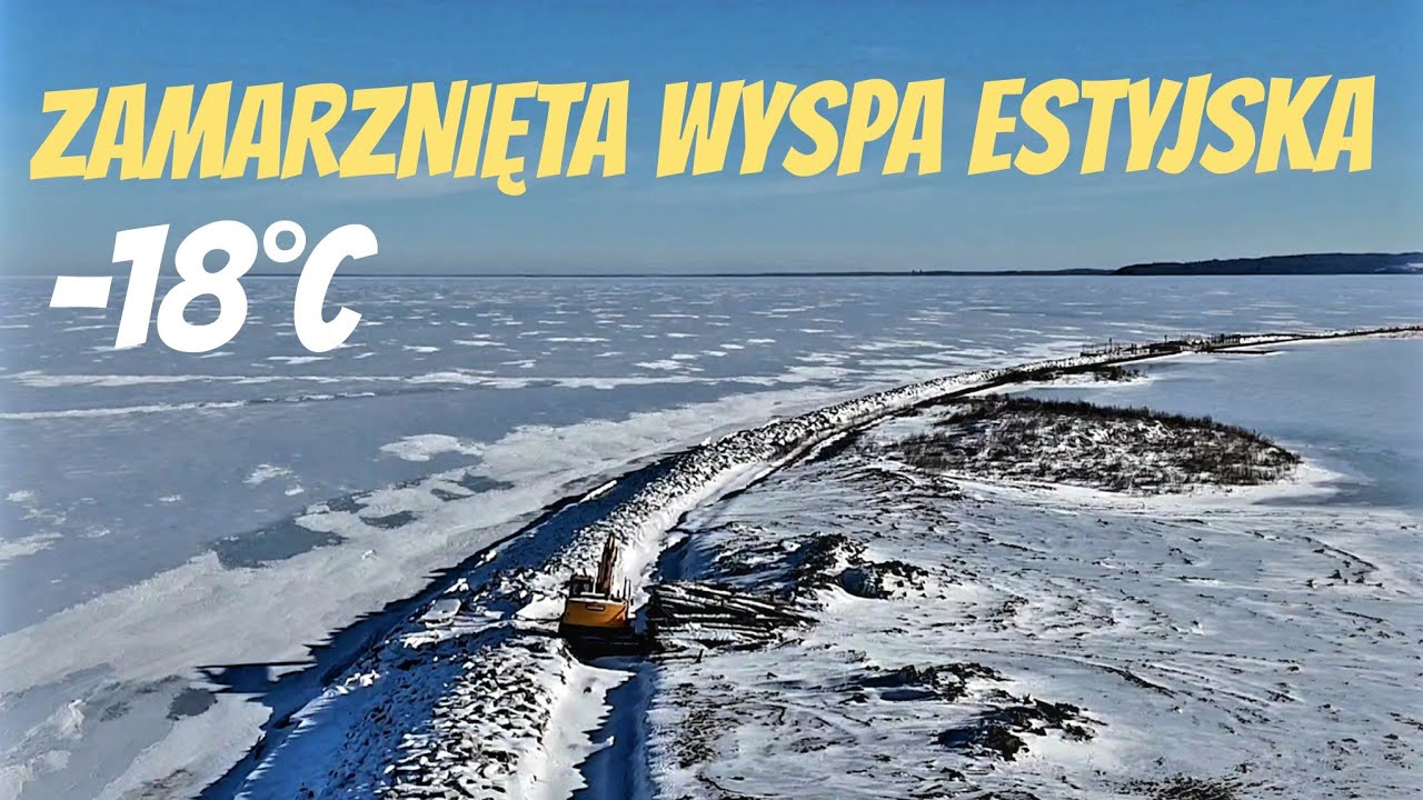 -18&deg;C na Zalewie Wiślanym! Wyspa Estyjska skuta lodem