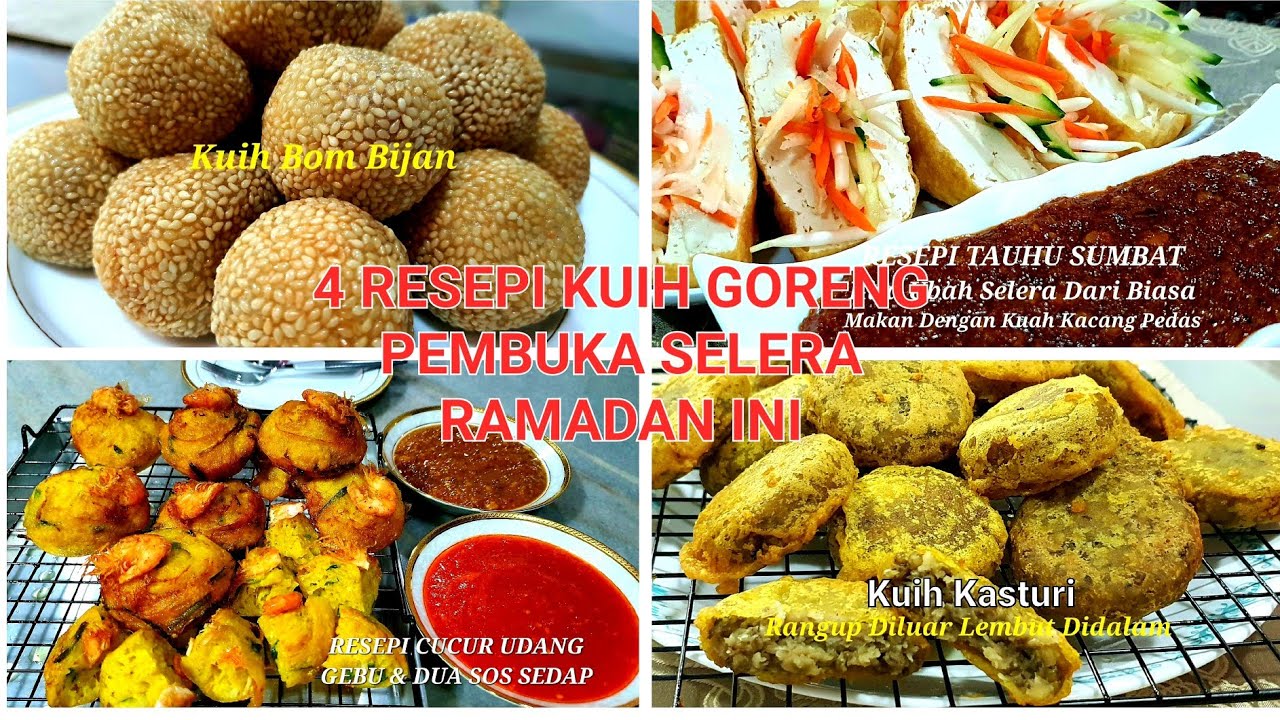 4 SELEKSI RESEPI KUIH GORENG GORENGAN! PEMBUKA SELERA RAMADAN INI.