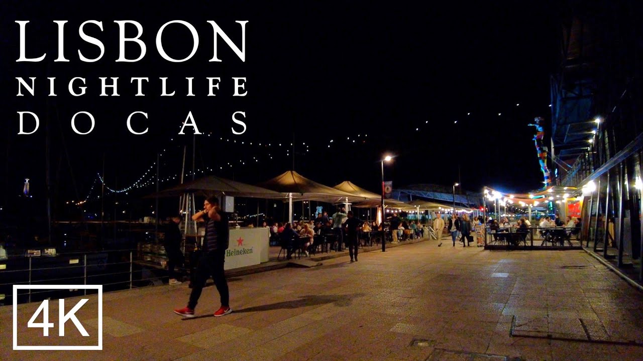 Lisbon nightlife: DOCAS Lisboa 2022 - 4K ASMR