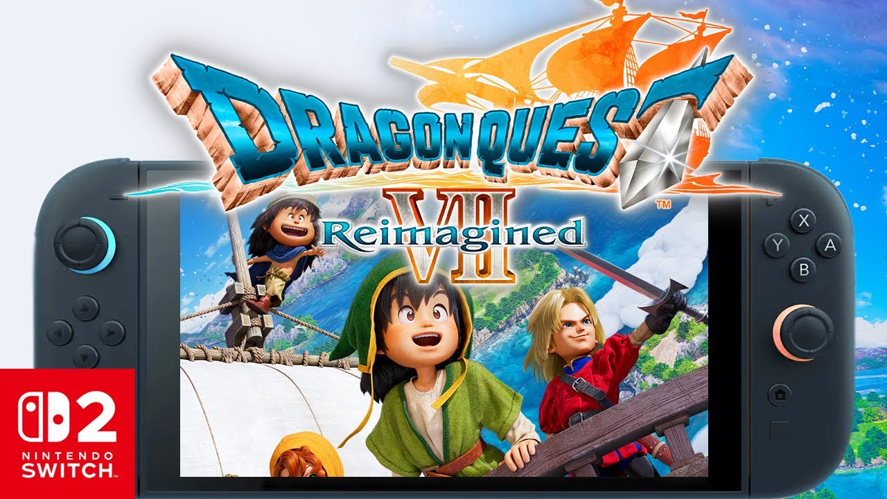 DRAGON QUEST VII Reimagined Switch 2 Performance: Handheld/Docked Gameplay