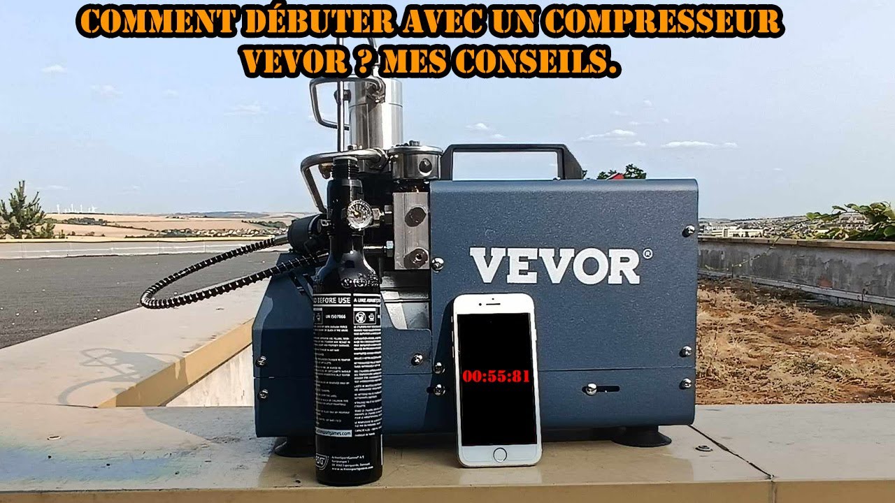 Comment débuter avec un compresseur Vevor carabines PCP? Mes conseils.