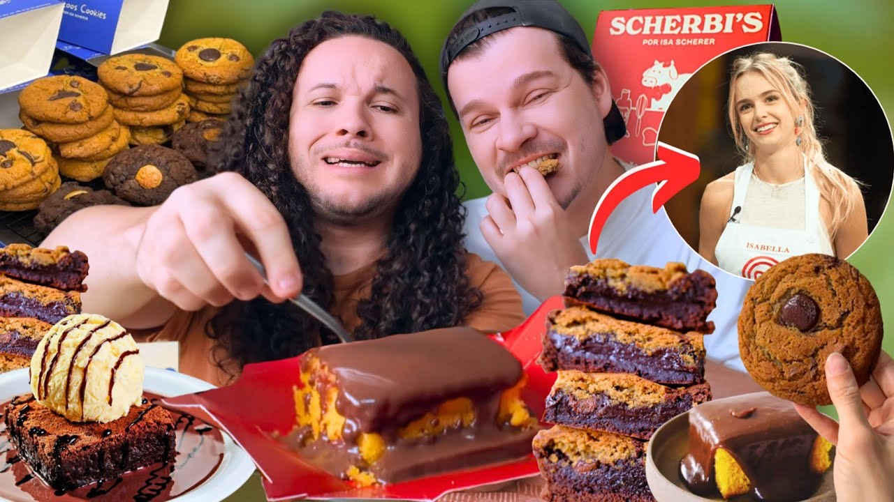 PROVAMOS TODOS OS DOCES VIRALIZADOS DA ISA SCHERER DO MASTERCHEF