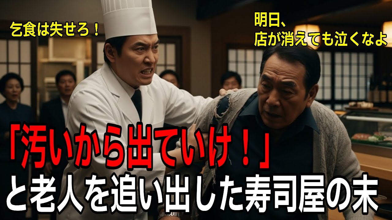 一貫の寿司で人を見下した若き店長。彼が踏みにじったのは、この街の「真の支配者」のプライドだった。 #スカッとする話 #朗読 #因果 #スカッと #感動する話 #寿司