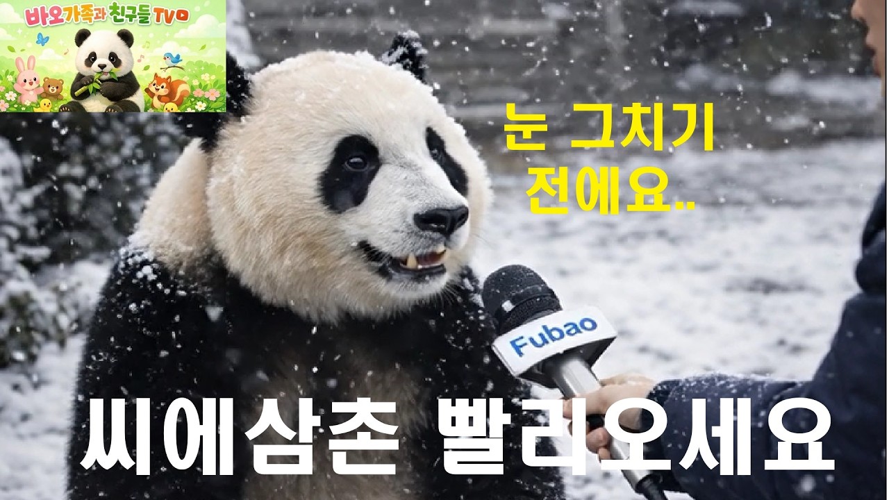[풀영상] 씨에삼촌 출장에 대한 푸바오 심정..