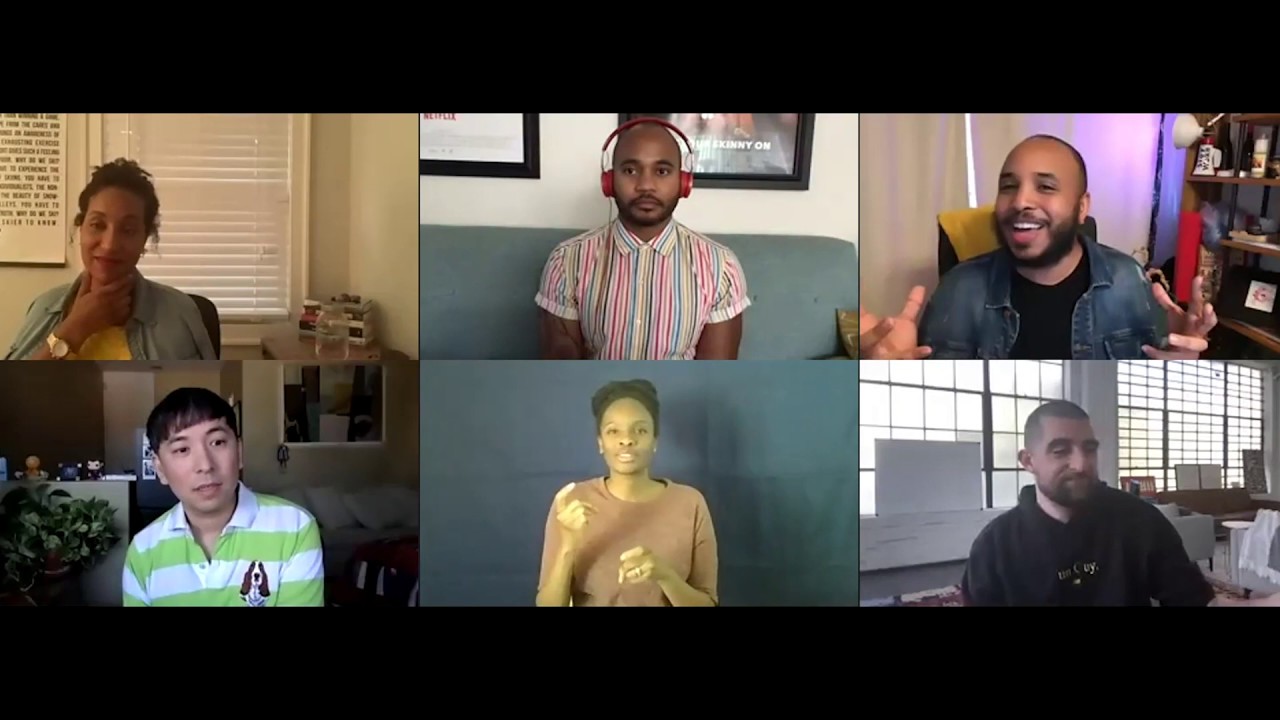 Inside the Writers Zoom with Dear White People, moderated by Justin Simien