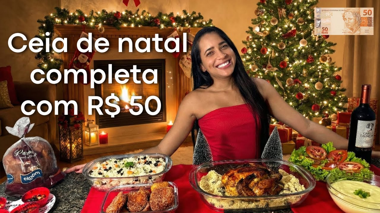 CEIA DE NATAL COMPLETA COM R$ 50: O RESULTADO ME SURPREENDEU DEMAIS