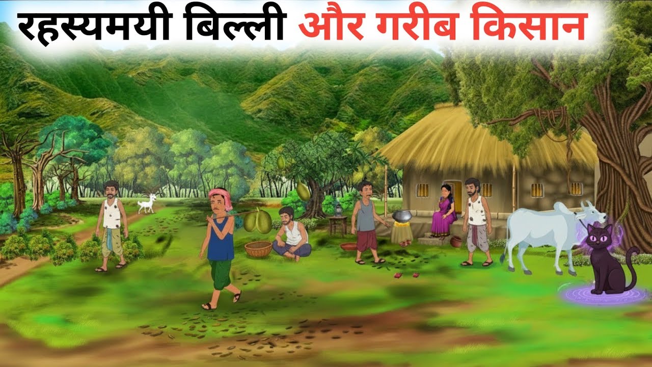 रहस्यमयी बिल्ली और गरीब किसान | RAHASYAMAYI BILLI AUR GARIB KISHAN | HINDI KAHANIYAN | MORAL STORIES