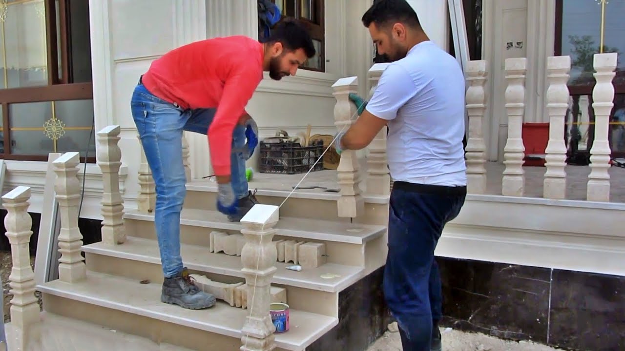 How To Install Stone Railing | Exterior Railing Design
