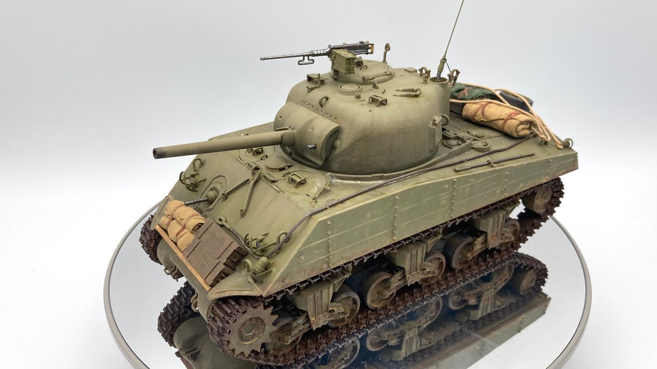 ZVEZDA 1/35 M4A2 Sherman（Part 3/3）