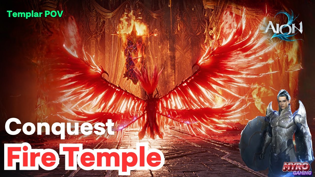 Fire Temple - Conquest Tank - Templar POV | AION 2