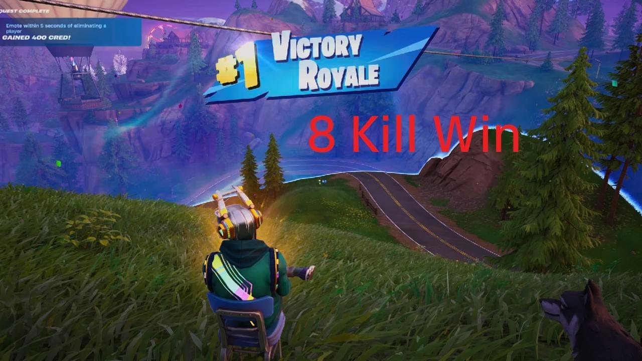 Fortnite 8 Kill Win