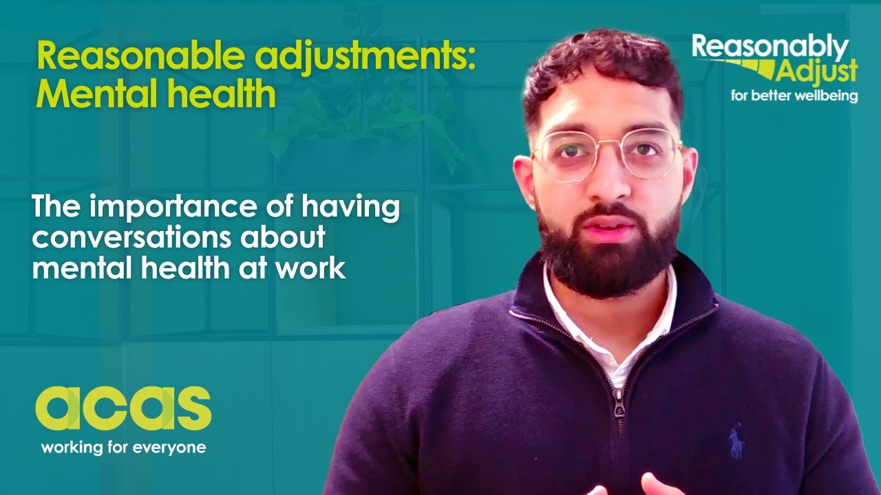 Reasonable adjustments for mental wellbeing