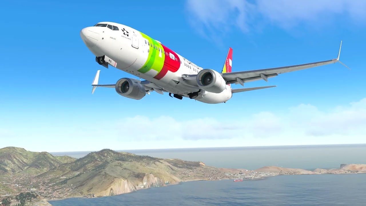 MICROBURST DURING CIRCLING APPROACH MADEIRA RUNWAY 05 | X PLANE | ZIBO