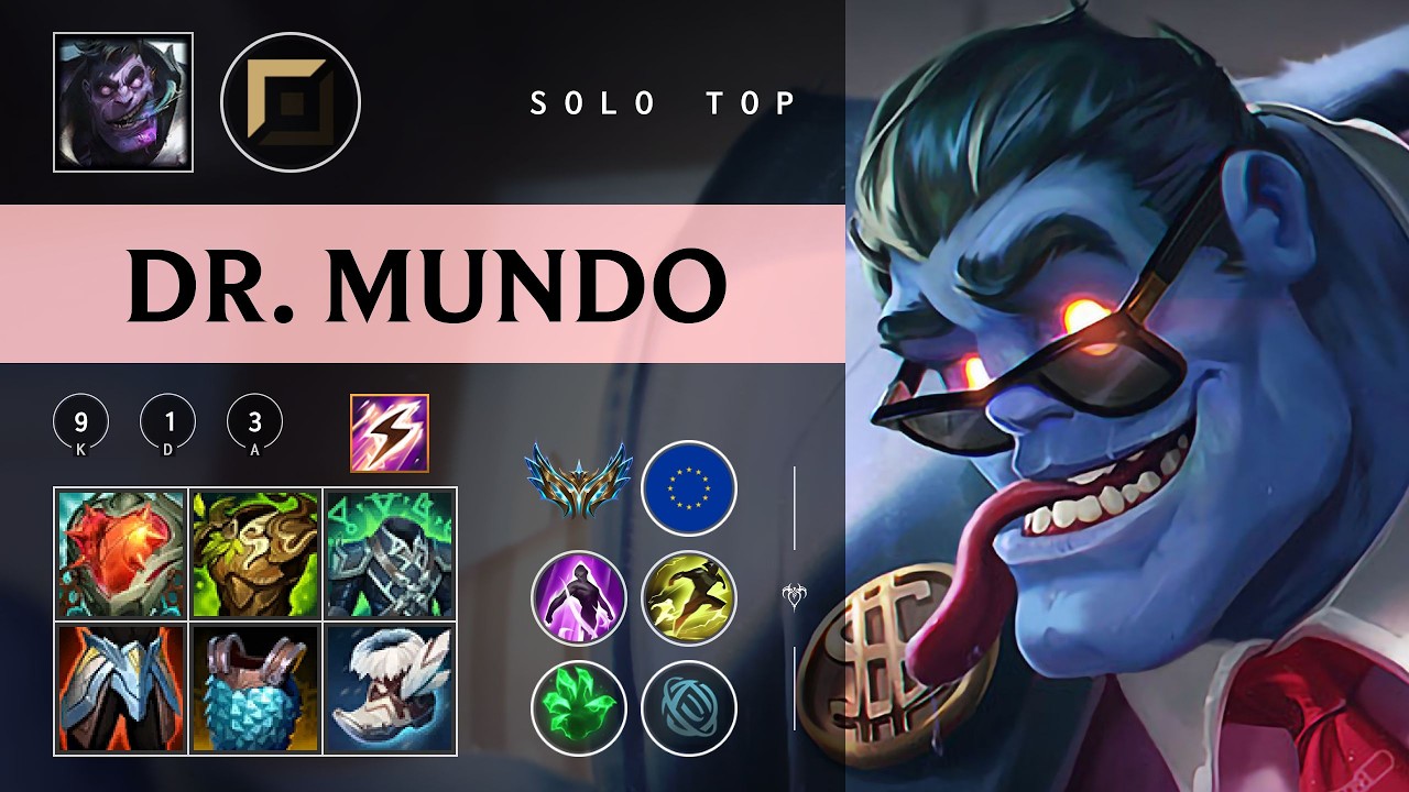 Dr. Mundo Top vs Fiddlesticks - EUW Challenger Patch 26.03