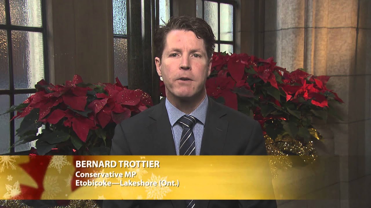Christmas Greetings from MP Bernard Trottier