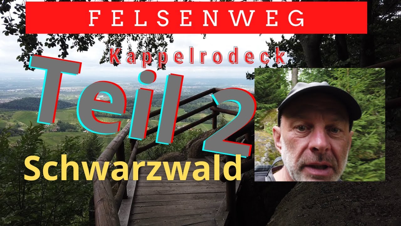 Felsenweg Kappelrodeck Teil 2 Barfuß über schmale Pfade Schwarzwald Black Forest Wandern
