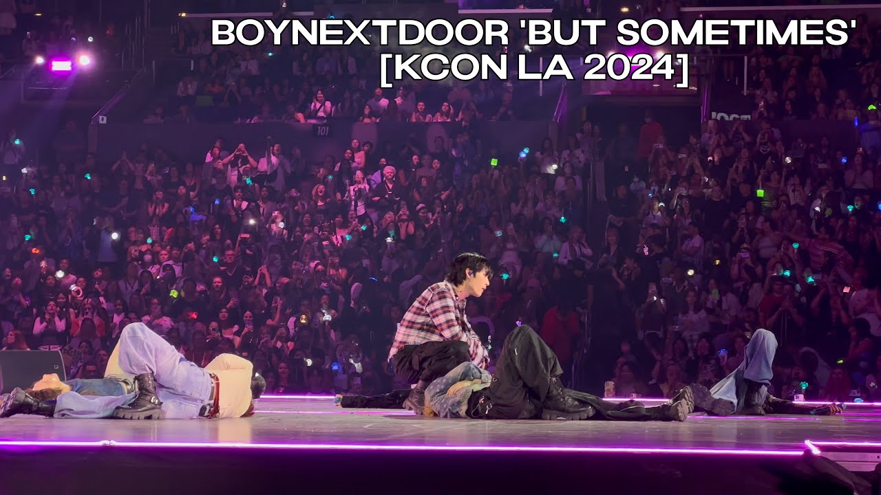 [4K] [KCON LA 2024] BOYNEXTDOOR (보이넥스트도어) 'But Sometimes (뭣 같아)'