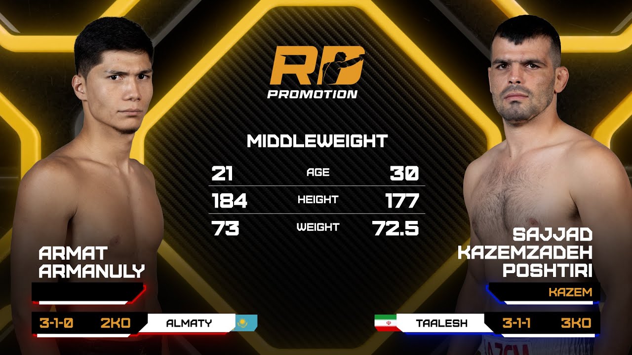 Armat Armanuly (Kazakhstan) vs Sajjad Kazemzadeh (Iran): Full Fight