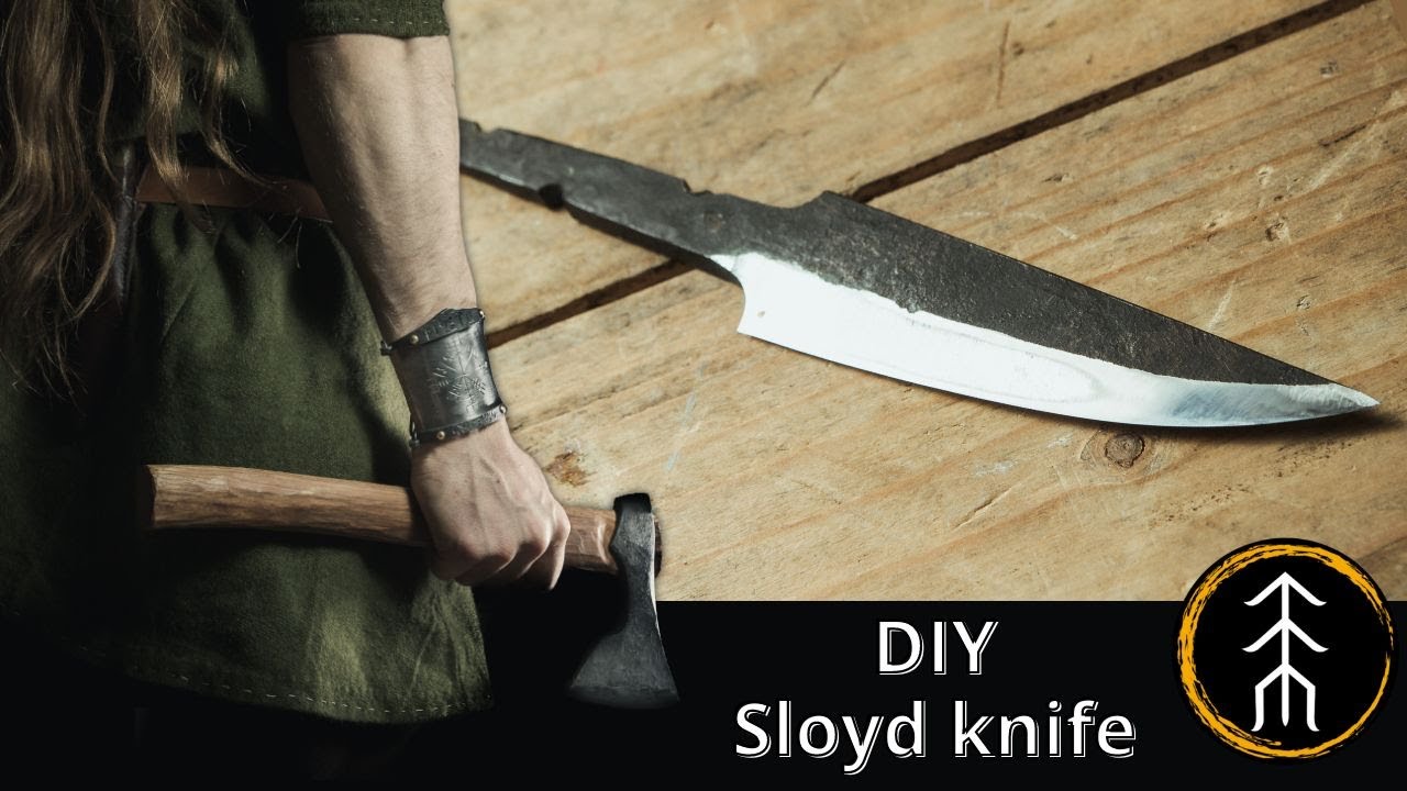 Blacksmithing: Forging a hidden tang knife blade