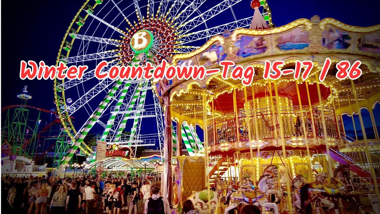 Kirmes Aufbau Highlights🎡Rheinkirmes D&uuml;sseldorf 2023❄️Winter Countdown zur Kirmes 2026&ndash;Tag 15-17/86