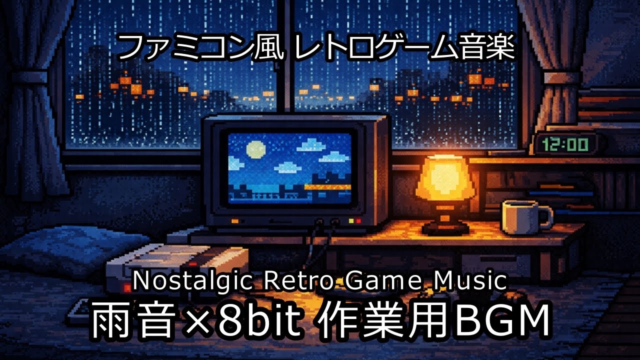 雨の夜に聴く8bitBGM｜Nostalgic Retro Game Music