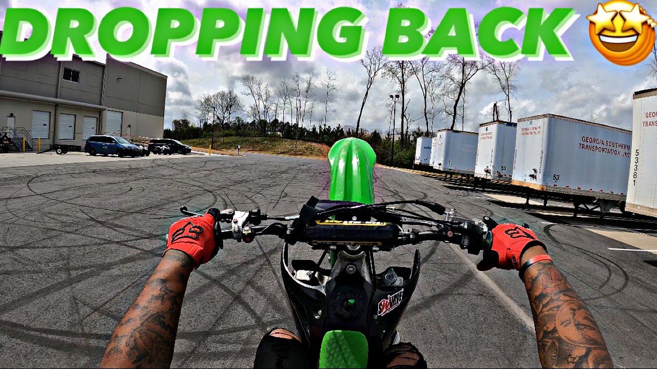ALMOST AT 12 O’CLOCK ON MY DIRT BIKE!!! ( DROPPING BACK ) | Leek GT